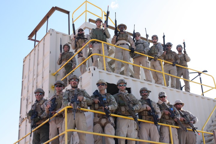 ELITE Combat Simulator team building with Desert Wolf Tours