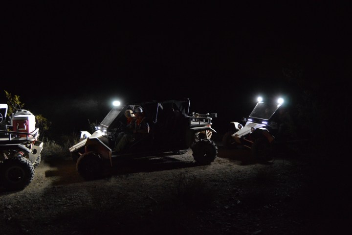 Tomcar desert night adventure with Desert Wolf Tours