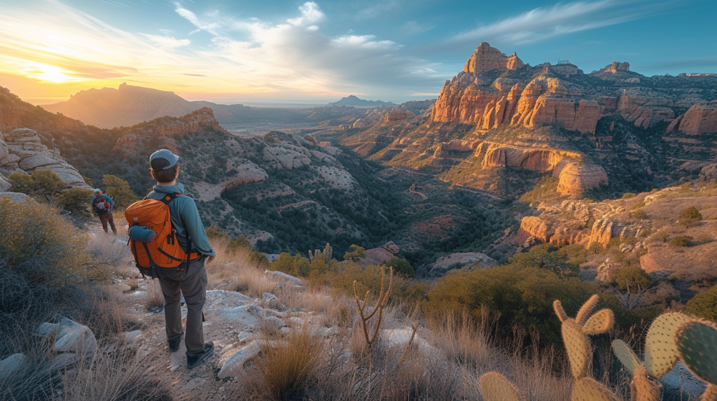 hiking trails in Arizona with waterfalls